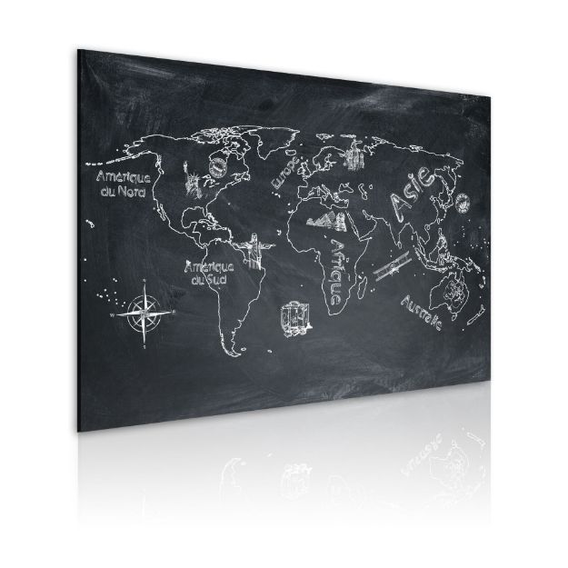 Quadro - Lezione di geografia (lingua francese)