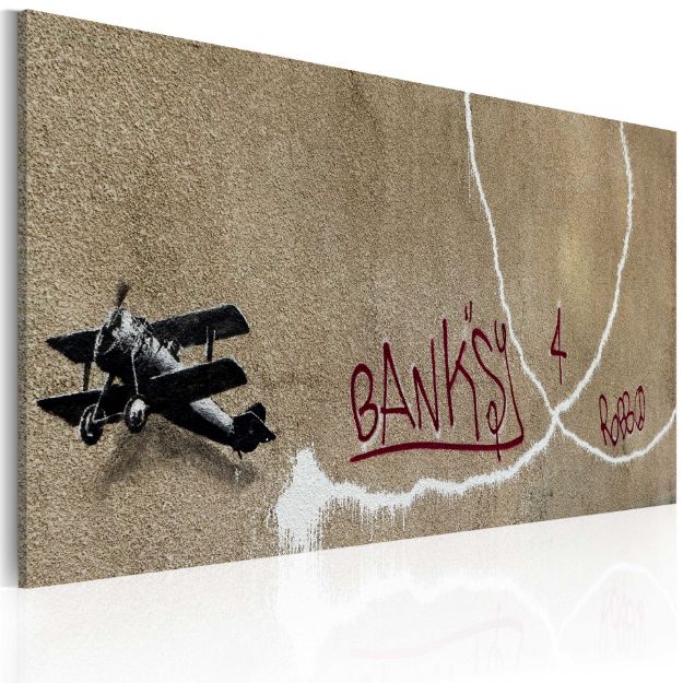 Quadro - Aeroplano d'amore (Banksy)