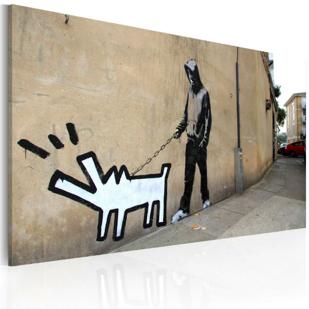 Quadro - Cane che abbaia (Banksy)