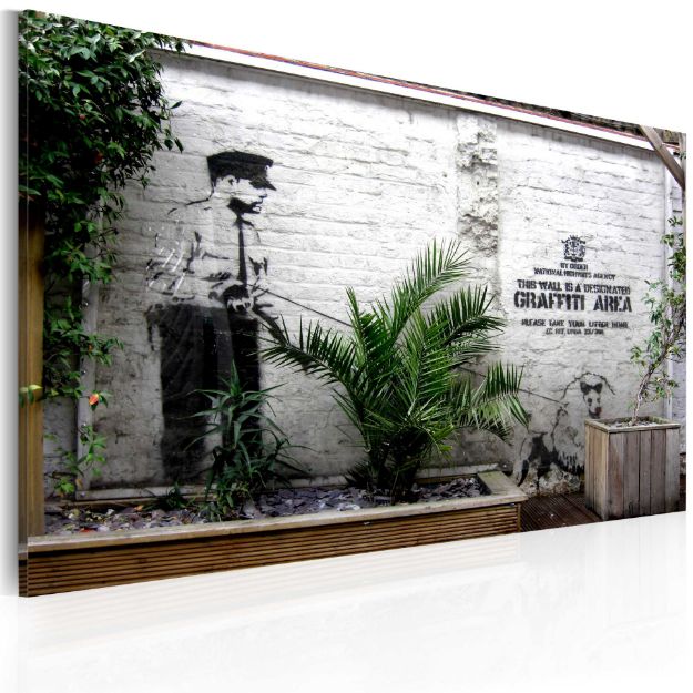 Quadro - Zona graffiti  (Banksy)