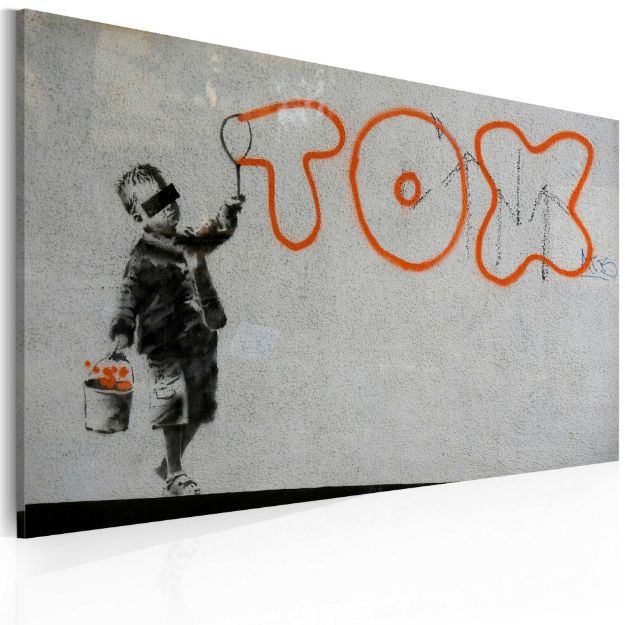 Quadro - Tappezzeria graffiti (Banksy)