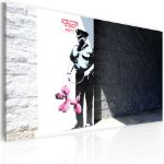 Quadro - Poliziotto e cane rosa (Banksy)