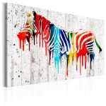 Quadro - Zebra colorata