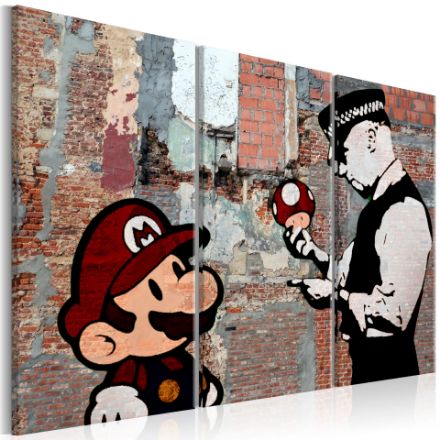 Quadro - Banksy: Avvertimento