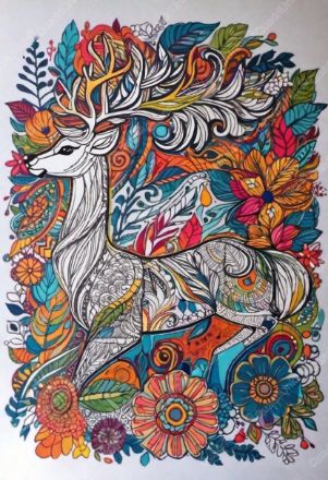 Doodle  - Cervo a Primavera